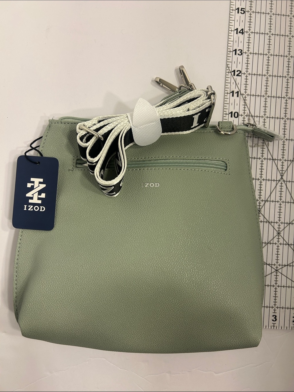 IZOD sage crossbody bag NEW